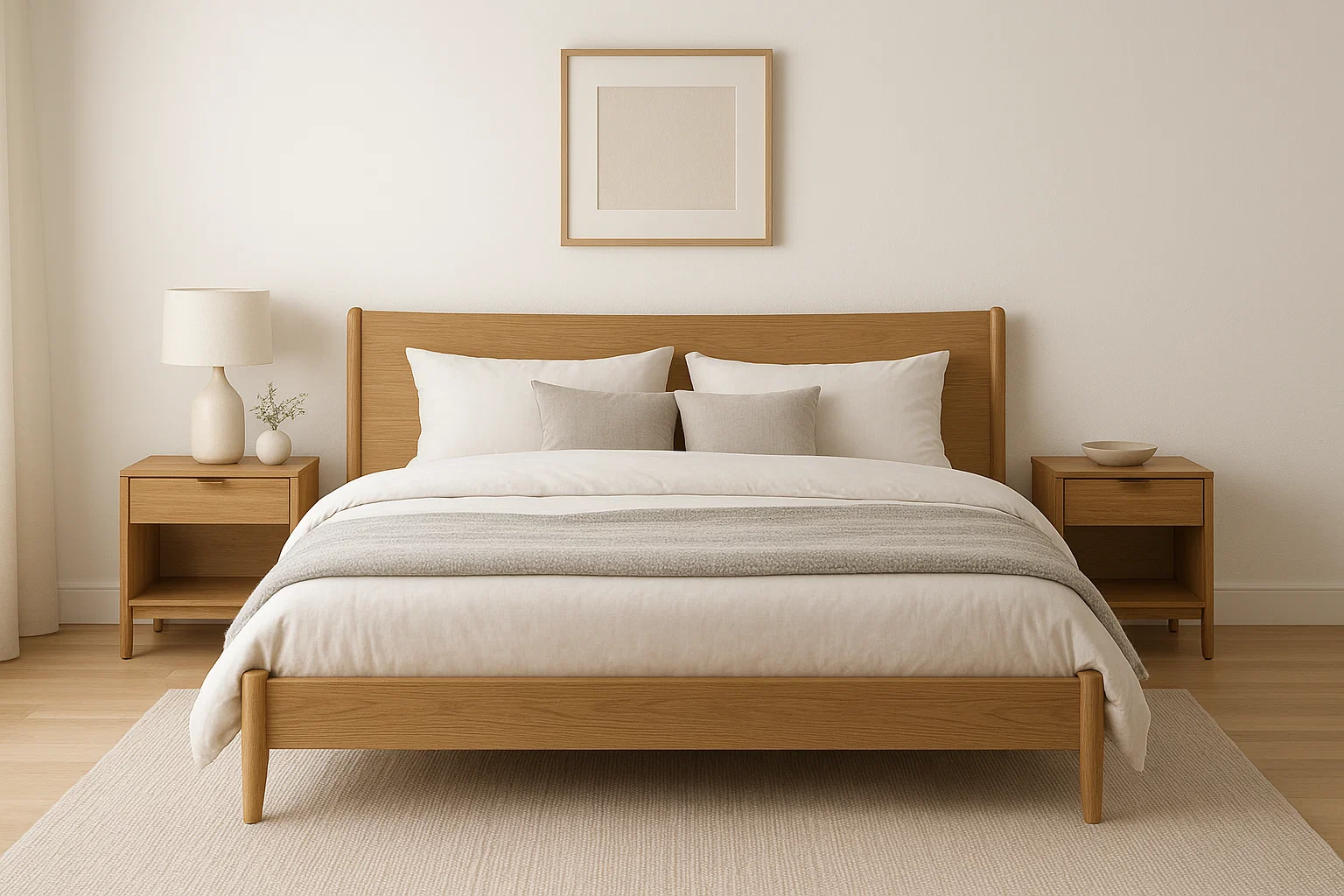 SCANDINAVIAN KING BED