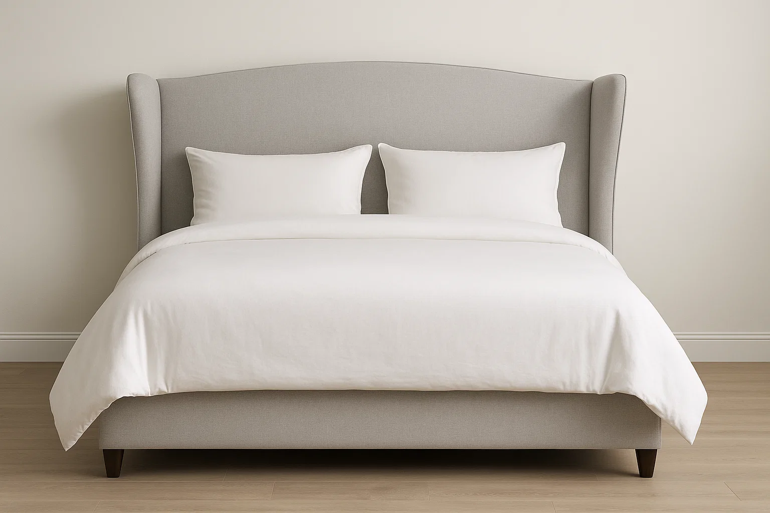 WINGBACK HEADBOARD KING BED