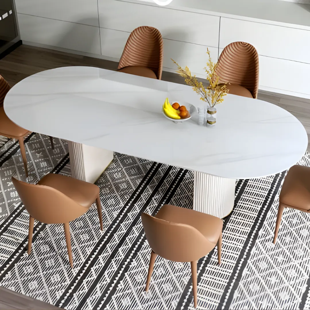 SYCZ-028 DOUBLE ROUND-END DINING TABLE