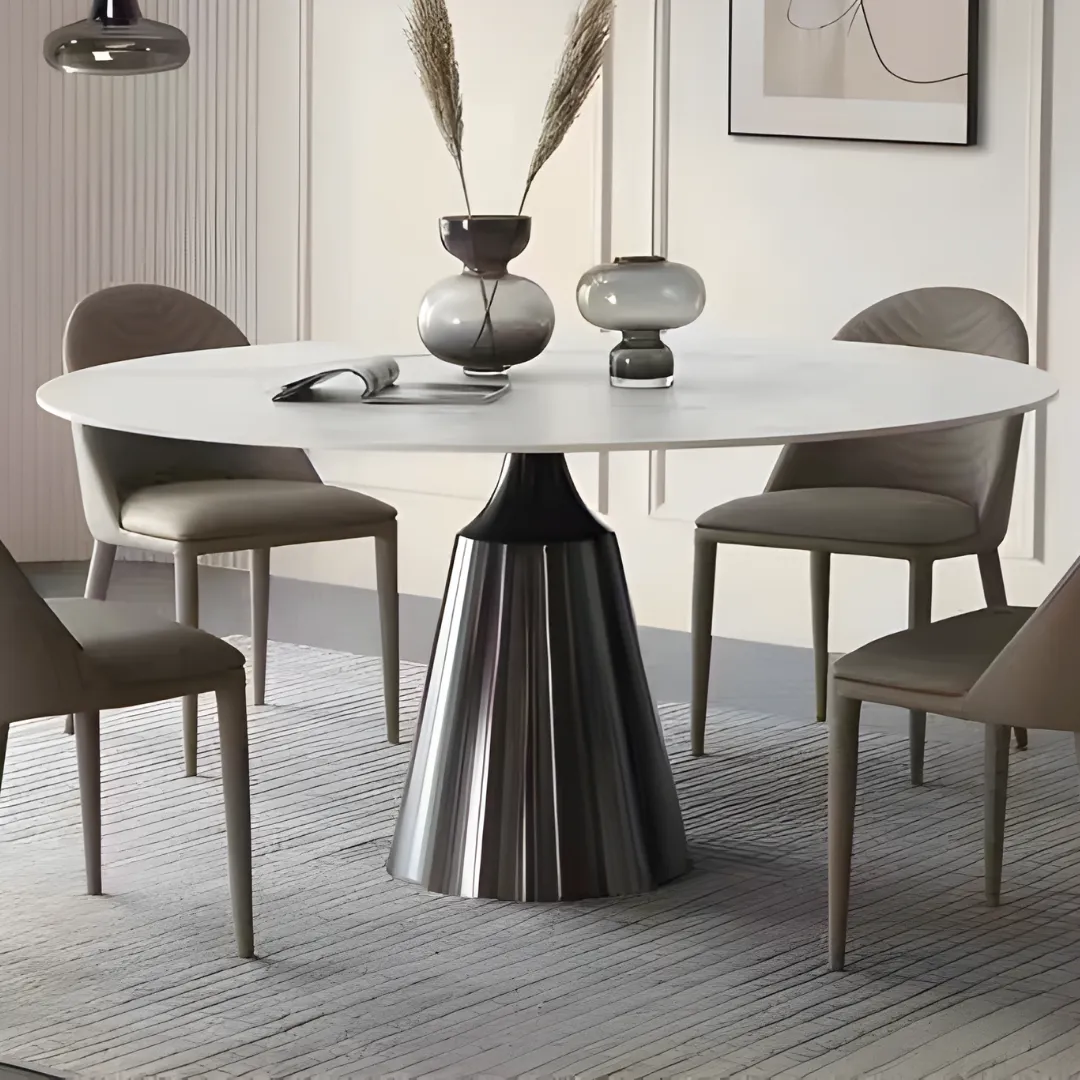 SYCZ-032 BULLET-SHAPED ROUND DINING TABLE
